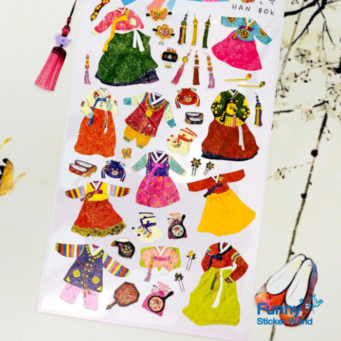 Sticker - Korean Traditional Clothes