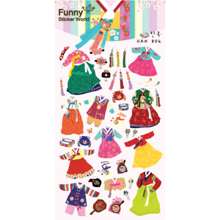 Sticker - Korean Traditional Clothes
