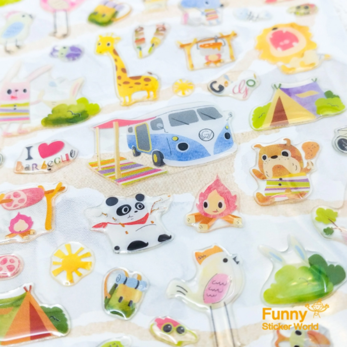 Sticker - Let's Go Camping