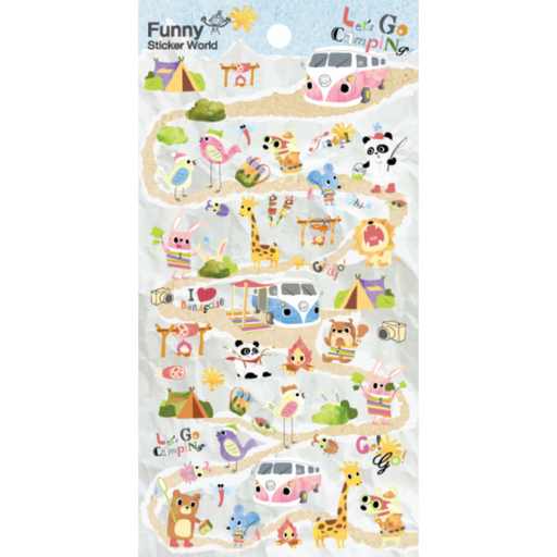 Sticker - Let's Go Camping