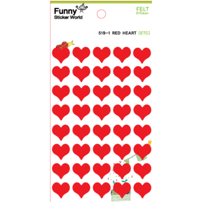 Sticker - Red Heart - M