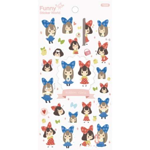Sticker - Ribbon Girls