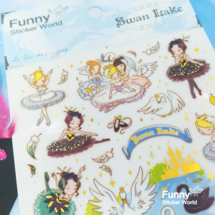 Sticker - Swan Lake