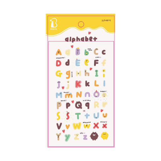 Sticker - alphabet