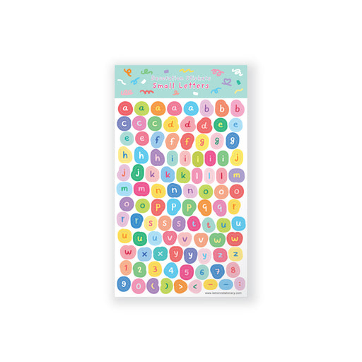 Stickers - Alphabet Small Letter