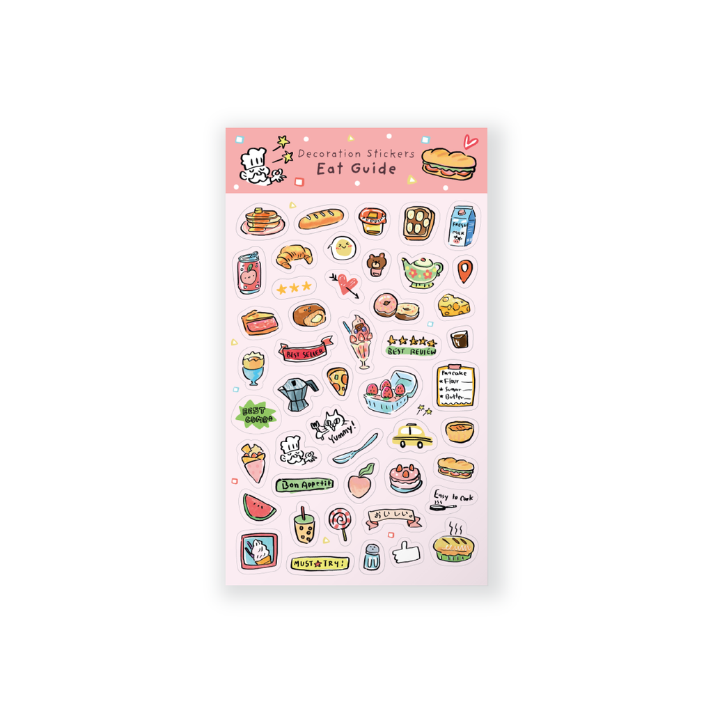 Stickers - Eat Guide — PaperMarket