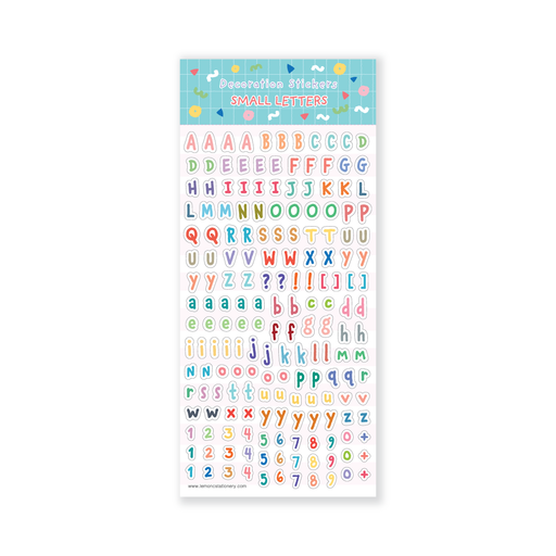 Stickers - Small Letters