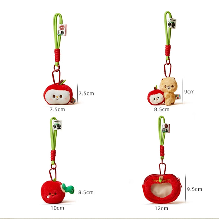 Sundaycat Keychain - Apple Bear Hug