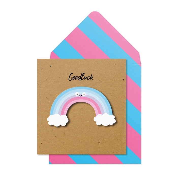 Greeting Card - Good Luck Rainbow