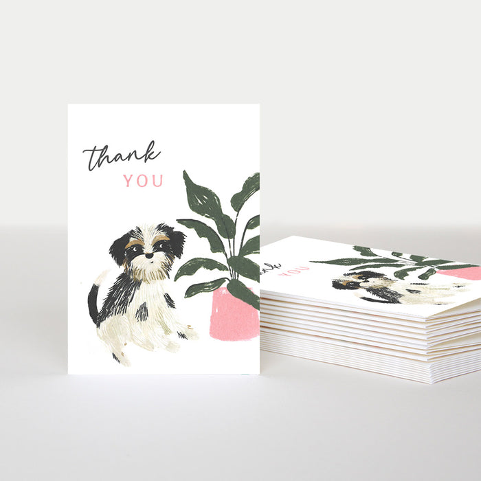 Thank You Dog Plant - Notecard Pack