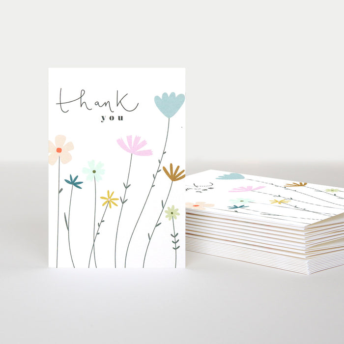 Thank You Fleur Floral - Notecard Pack