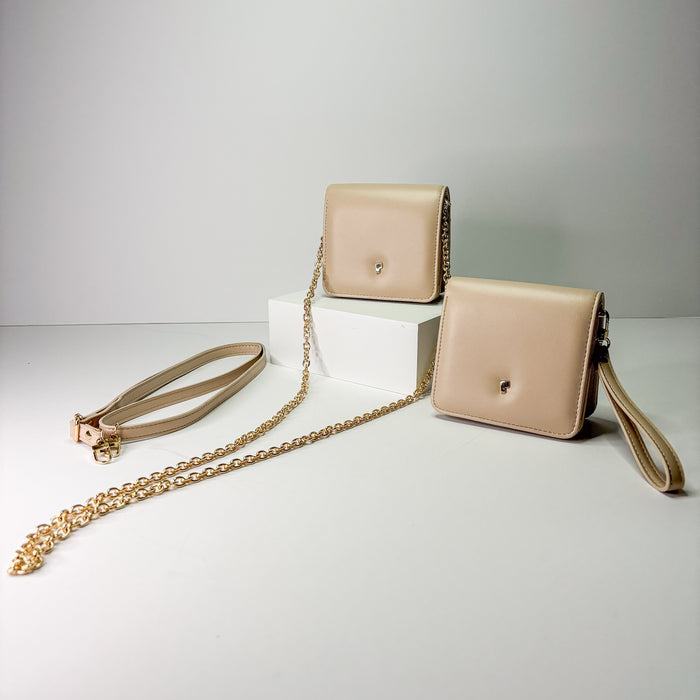 The Mini VIP Tote - Nude Beige