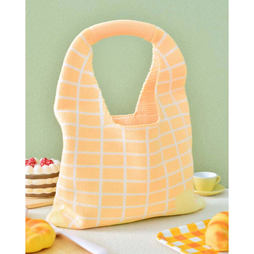 Tote - 094 - Waffle Melted Butter Knitted Tote Bag