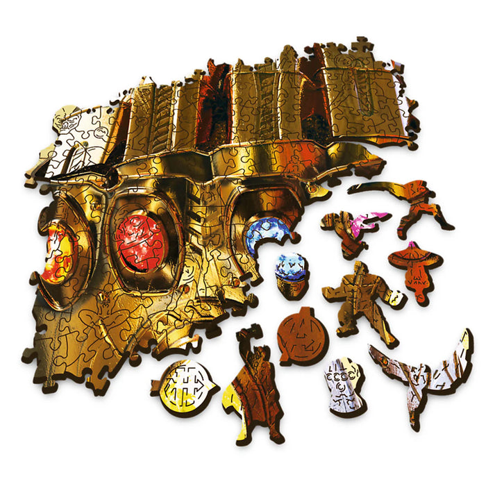 Trefl 500+5 Wooden Shaped Puzzle - Infinity Gauntlet