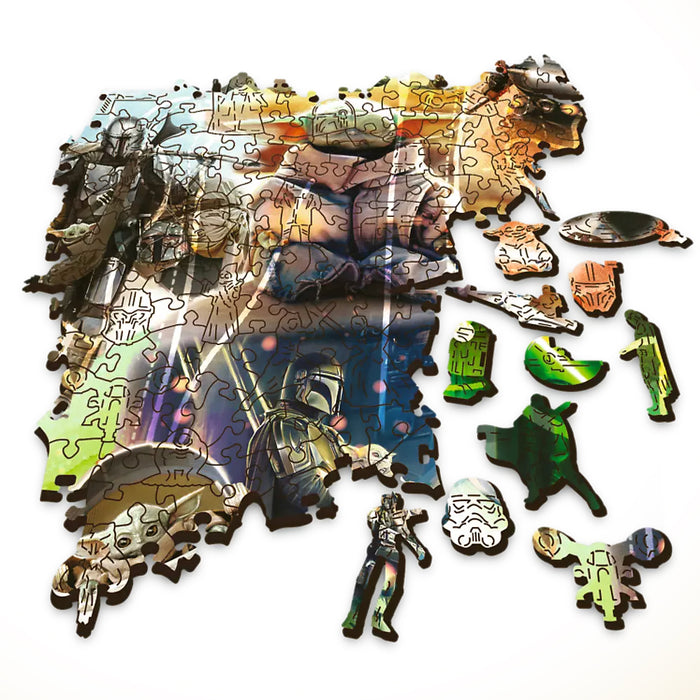 Trefl 500+5 Wooden Shaped Puzzle - The Mysterious Grogu