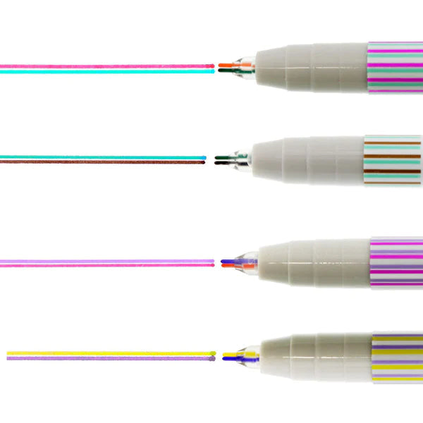 Twiink 2 Colour Line Pen 4 Pack - Jewel Colours