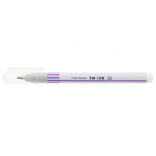 Twiink 2 Colour Line Pen - Pink Light Blue