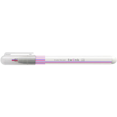 Twiink 2 Colour Line Pen - Pink Light Purple