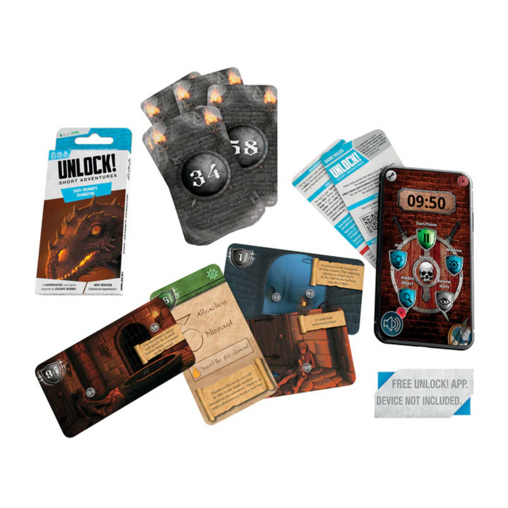 Unlock! Short Adventures: Le Donjon de Doo-Arann - Jeux de société Unlock! Short Adventures: Le Donjon de Doo-Arann - Jeux de société