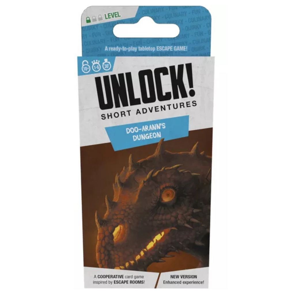 Unlock! Short Adventures: Il Dungeon Di Doo-Arann - Gioco Da Tavolo Asmodee, Escape Room In Scatola Con App, 1-6 Giocatori, 10+ Anni