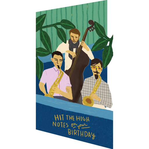 Greeting Card - LC High Notes Musicians Bday