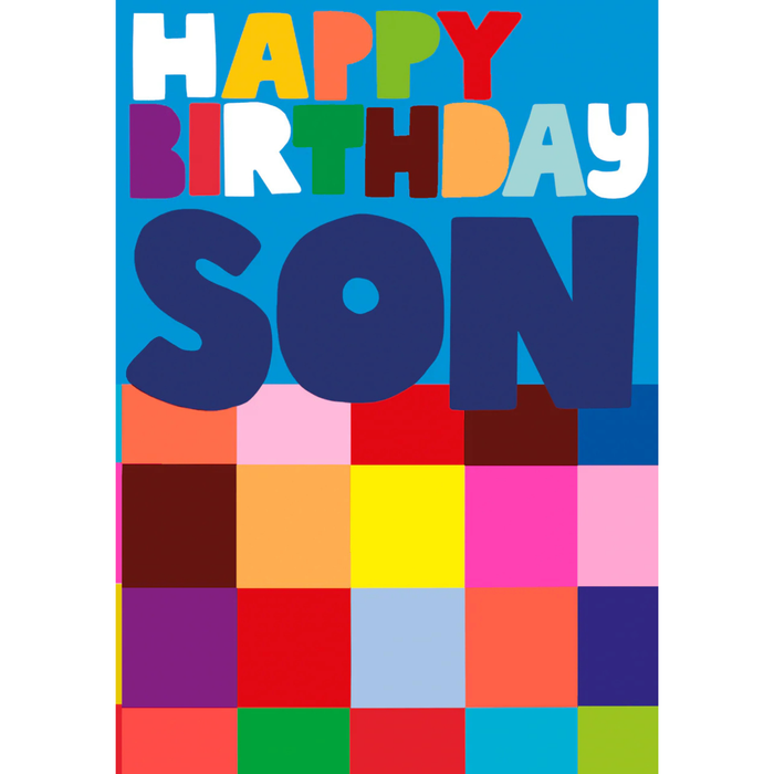 Greeting Card - Colour Hub Son Birthday