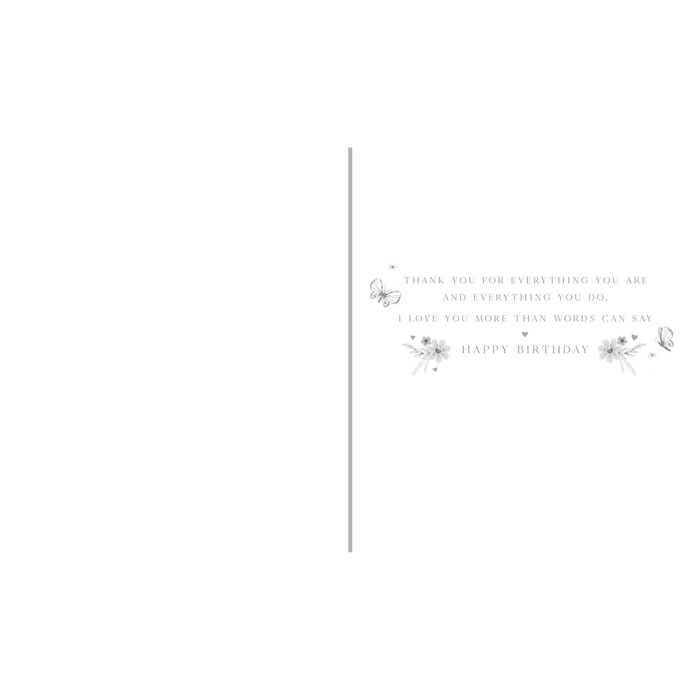 Greeting Card - Paperlink Wife Floral Heart