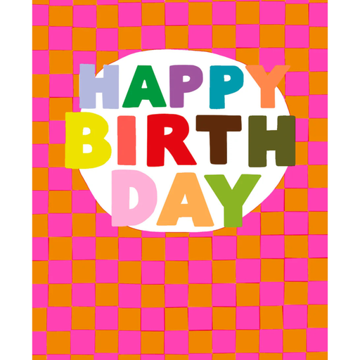 Greeting Card - Hunky Dory Birthday Pink Square