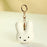 VIPOxMiffy 2D PU Keychain - White