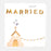 Greeting Card - Just Married Church with Bunti