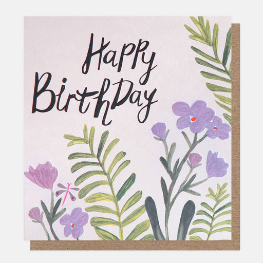 Greeting Card - Wildlife Bday Lilac Green Springs