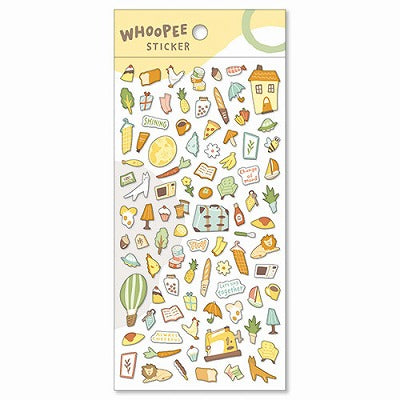 Whoopee Sticker Sheet - Life in Yellow
