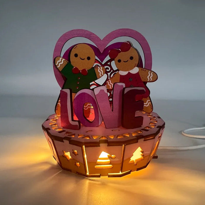 X'mas- Moonlight- Gingerbread Couple