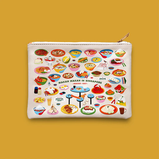 Zip Pouch - Makan in Singapore
