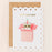 Greeting Card - Broderie Bday Tabby Cat