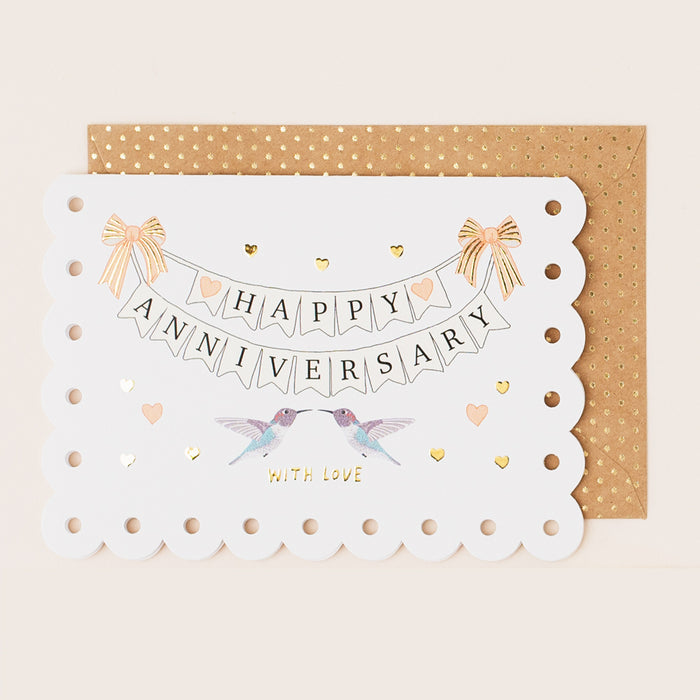 Greeting Card - Broderie Anniversary