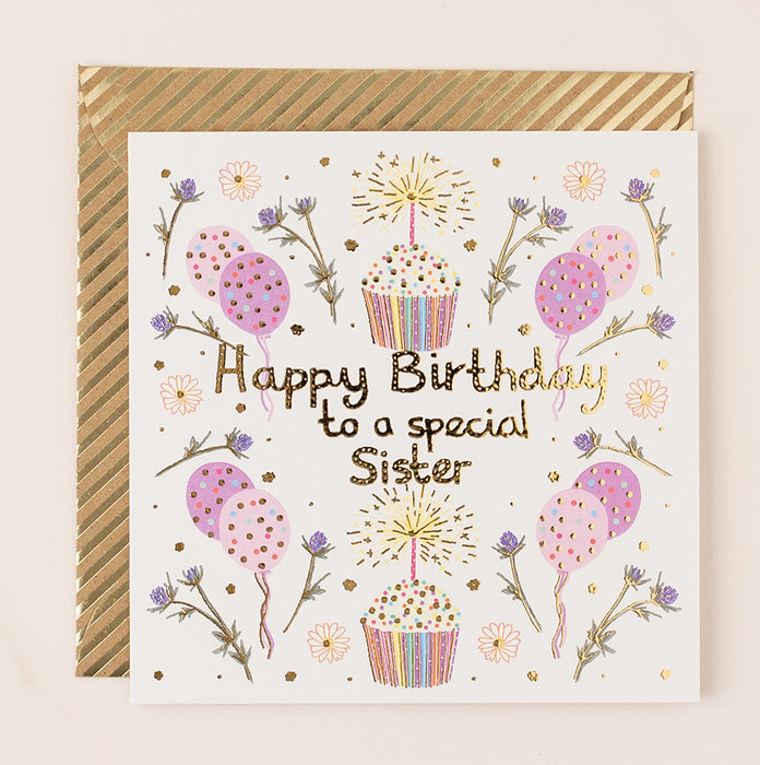 Greeting Card - Reflections Birthday Sister