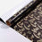 Gift Wrapping Paper Roll - 3M Gold Foil Love on Black