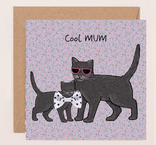 Greeting Card - Mothers Day Cool Mum Cats