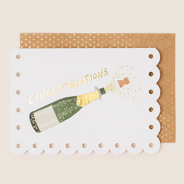 Greeting Card - Broderie Congratulations