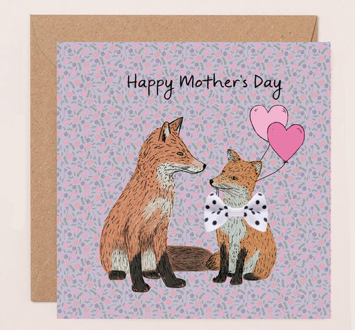 Greeting Card - Mothers Day Foxes