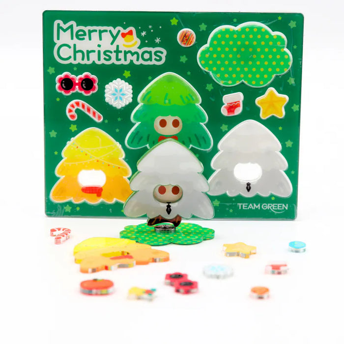 Christmas Magnetic Spinning Acrylic Standee - Dress-Up Tree