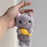 Plush Bag Charm - Gray Cat