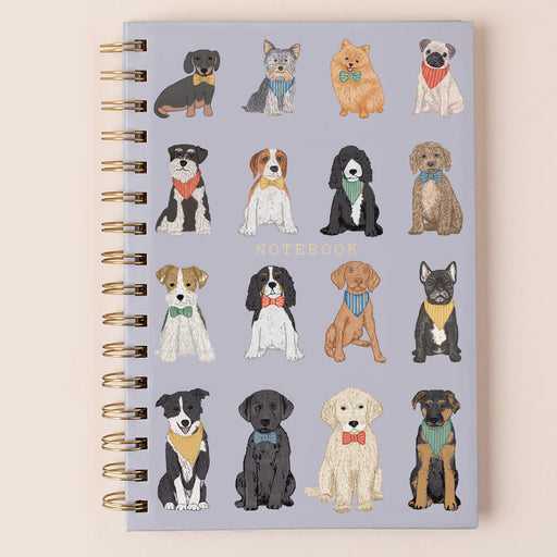 Notebook Dog with Bow Ties