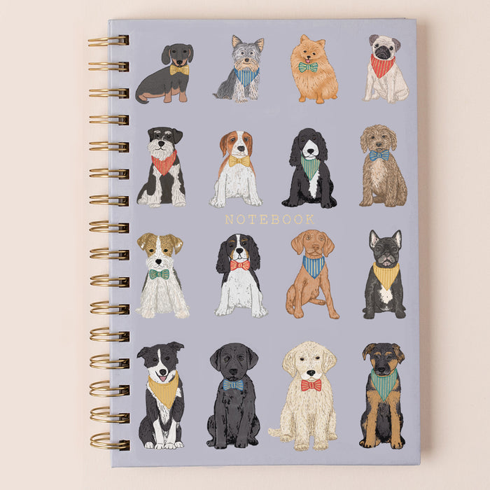 Notebook Dog with Bow Ties