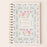 Notebook Cream Flower Border