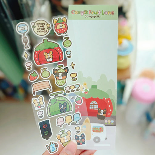 Sticker Sheet - Strawberry Bus Stop