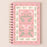 Notebook Pink Flower Border