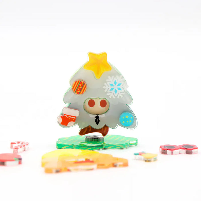 Christmas Magnetic Spinning Acrylic Standee - Dress-Up Tree
