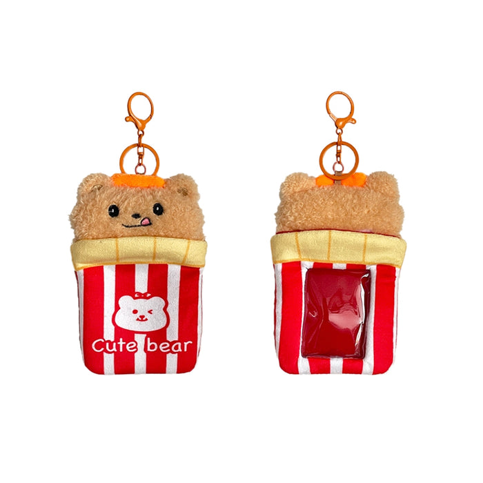 ID Card Holder - French Fries Bear